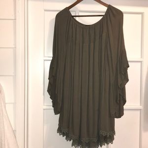 SI Style Dot Com Army Green Tunic B1